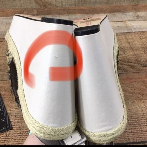 Vince Camuto Strappy‎ Woven Platform Wedge Sandals Womens 10B Slingback - Picture 10 of 11